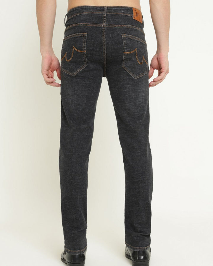 Striped Black - Denim Jeans