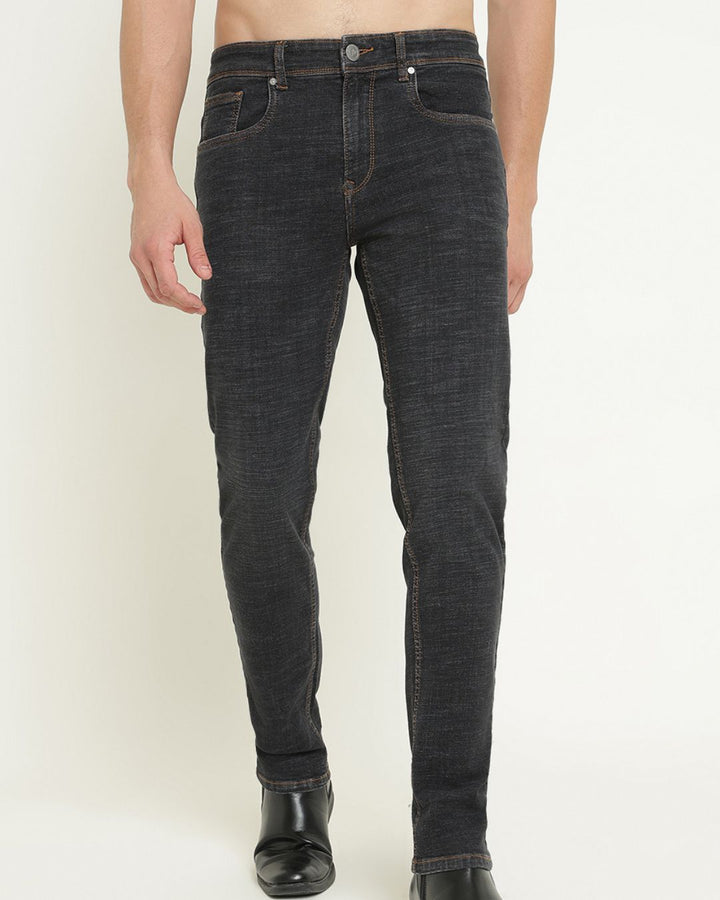 Striped Black - Denim Jeans