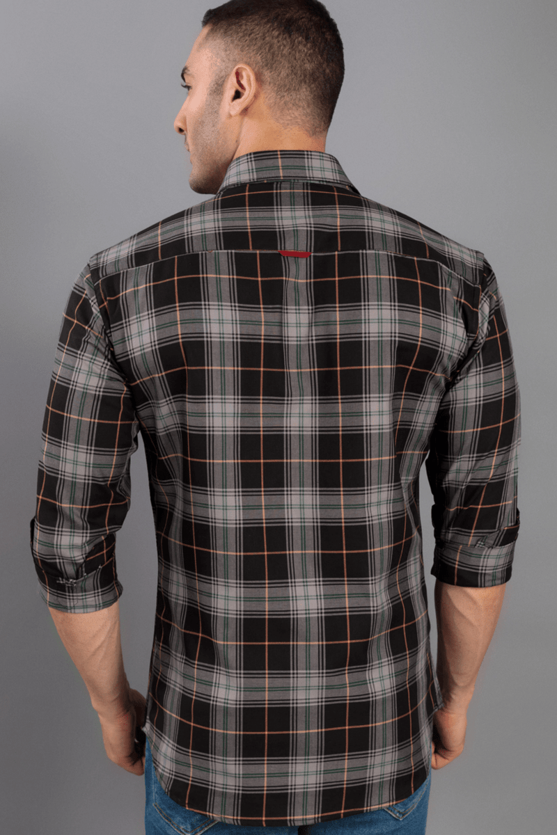 Black and Grey Checks - Full-Stain Proof