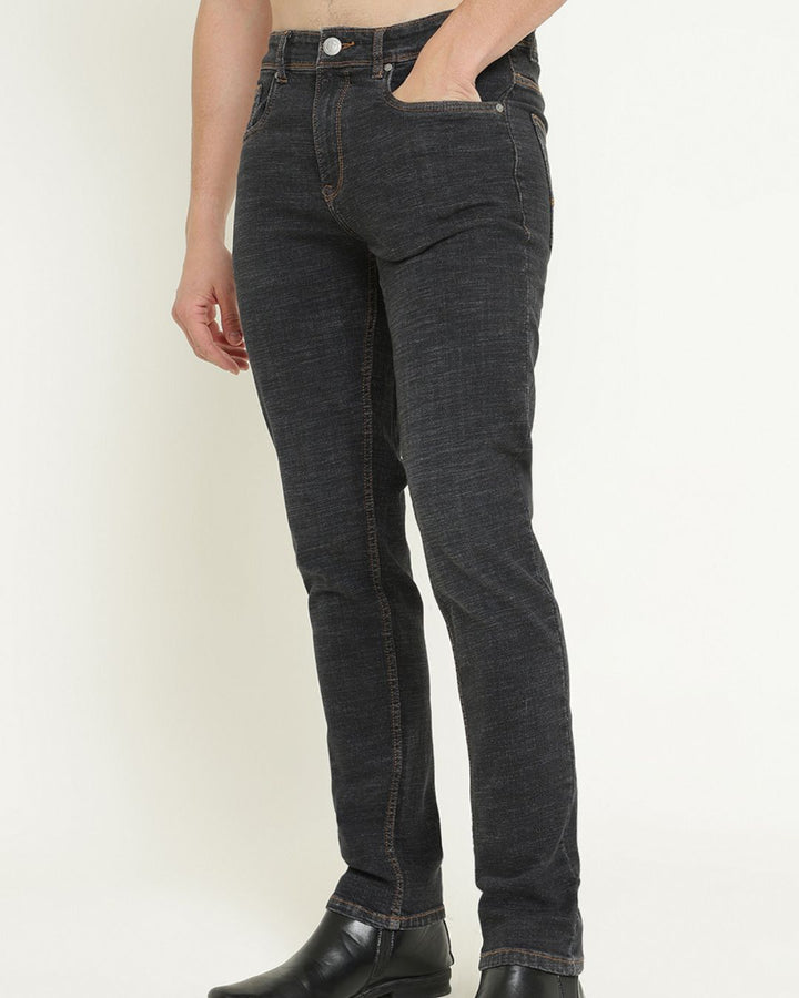 Striped Black - Denim Jeans