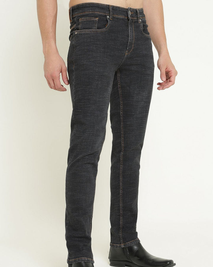 Striped Black - Denim Jeans