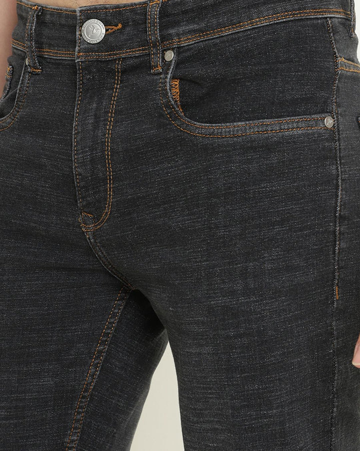 Striped Black - Denim Jeans
