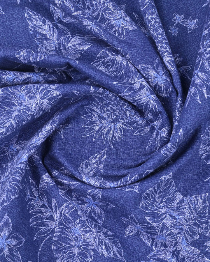 Blue Blossom Print - Full - Pride Shirt