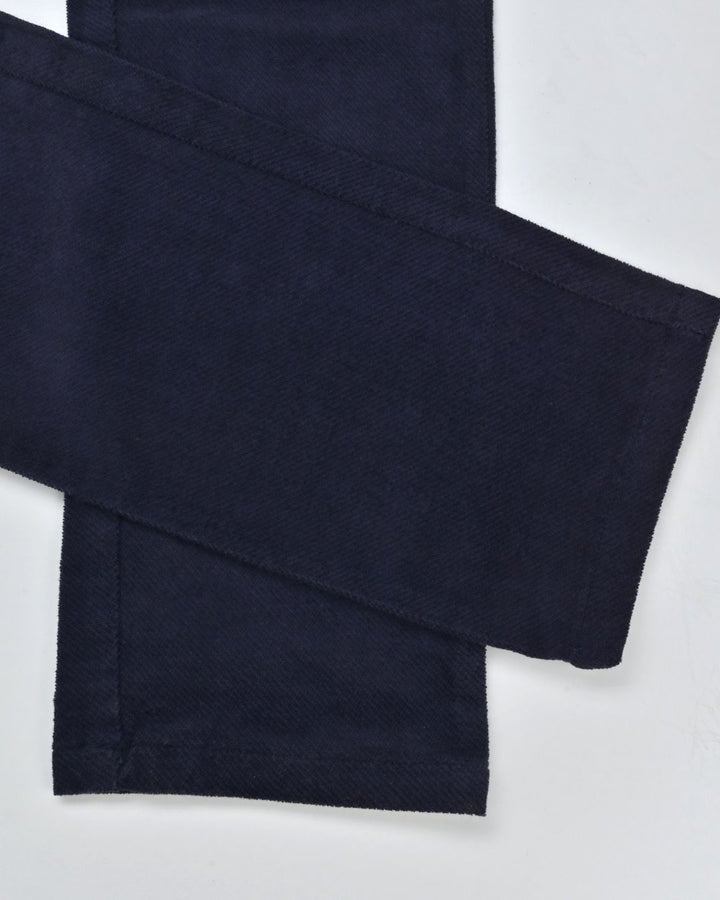 Navy Structured - Corduroy Pant