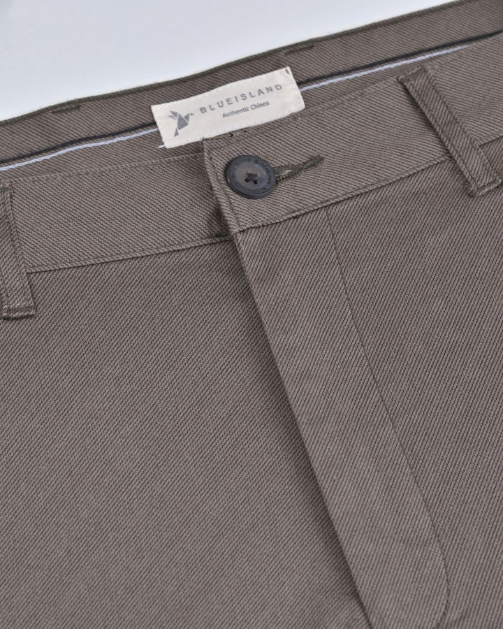 Brown Wave Printed - 2 way stretch - COTTON PANT