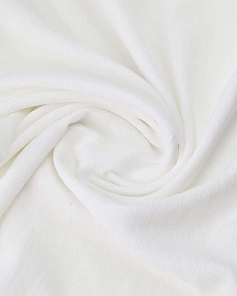 White Grid Weave - Half Sleeve - Airlite Shirt