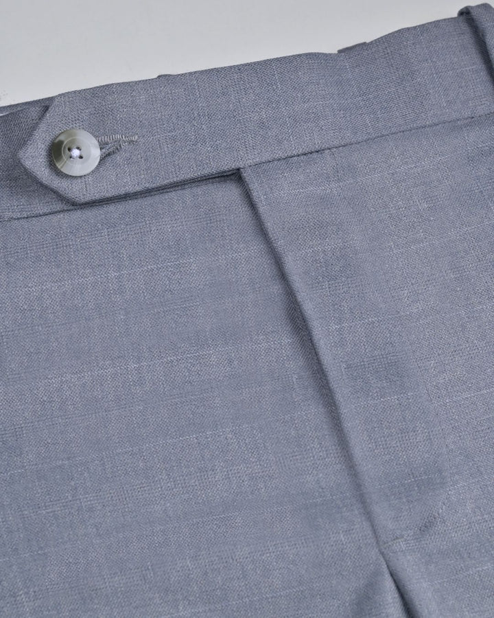 Steel Grey Square Checks - Wrinkle free Formal Pant