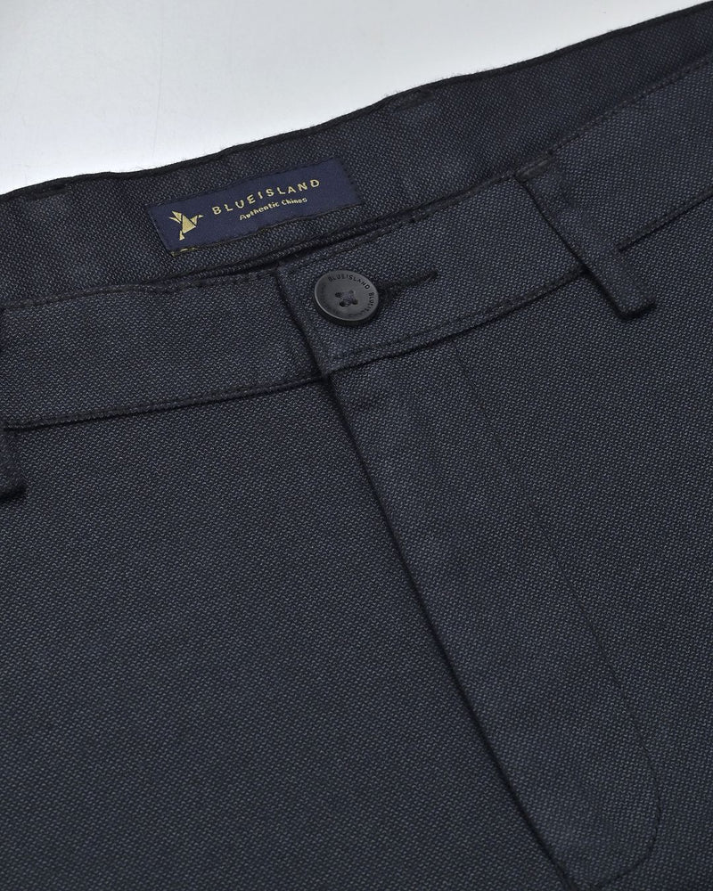 Metal Black Printed - 2 way stretch - COTTON PANT