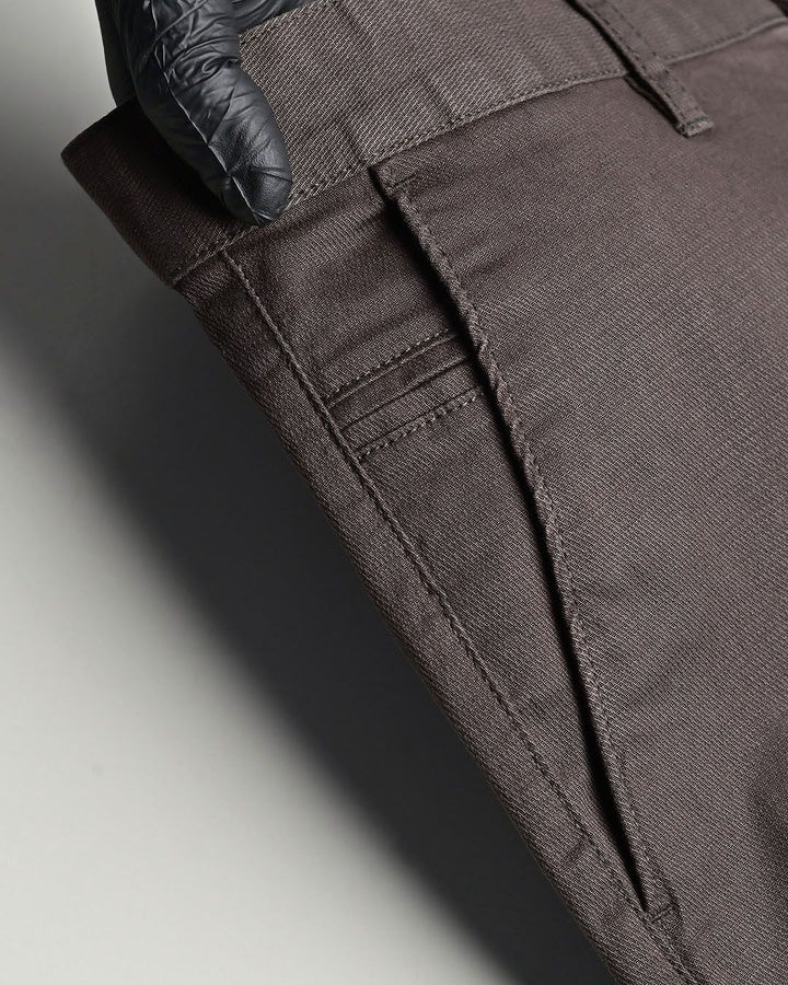 Brown Cross Weave - Dobby Pant