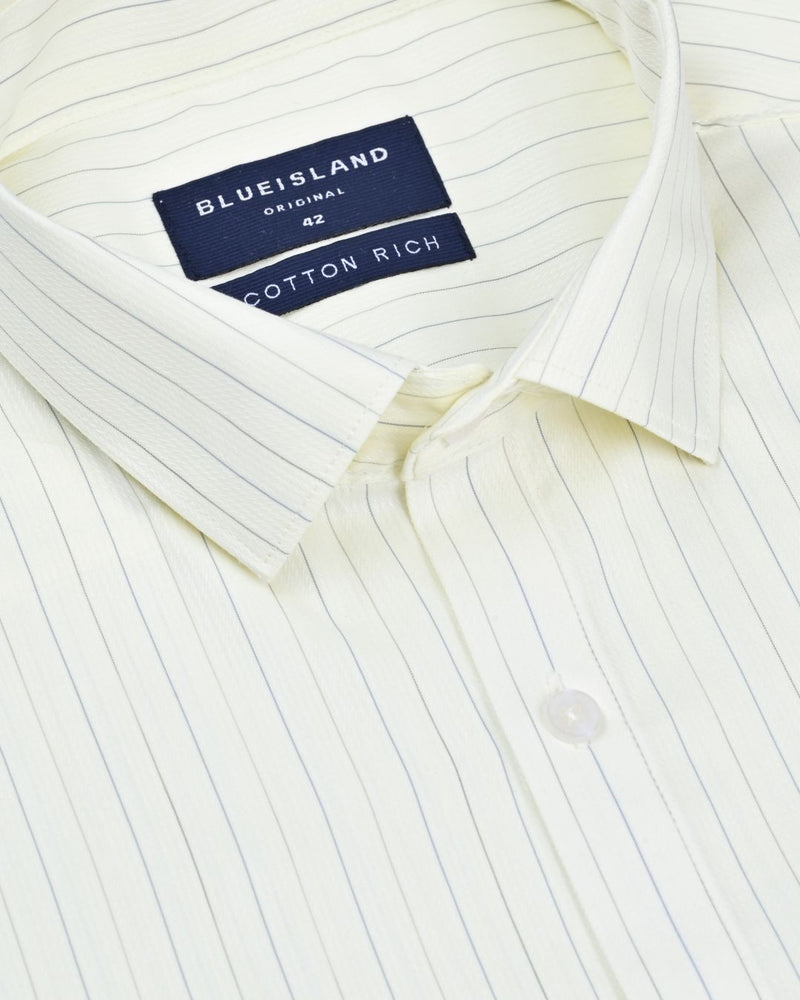 Pastel Cream Dotted Lines - Full-Cotton Rich