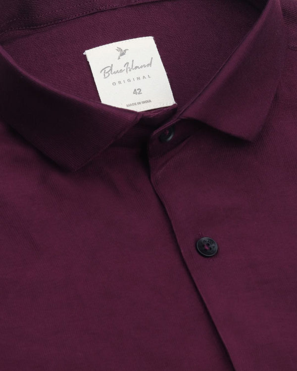 Maroon Breeze Pattern - Half - Airlite Shirt