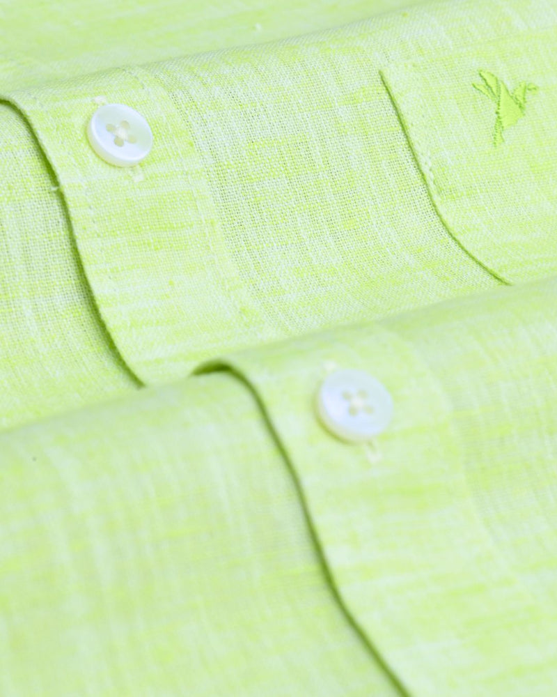 Lime Green -Full-Bamboo Linen