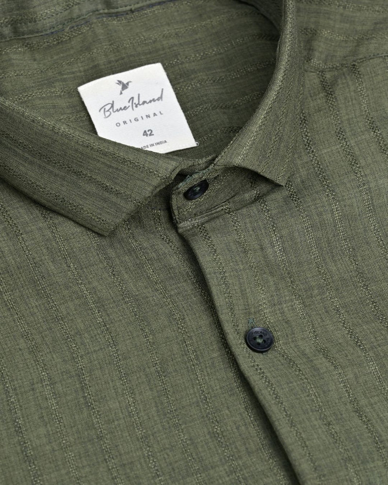 Jungle Green Dotted Lines - Full - Airlite Shirt