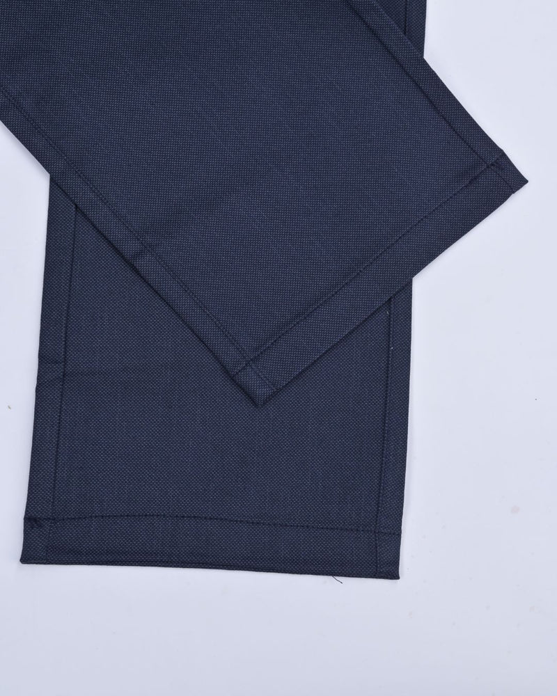 Metal Navy Printed - 2 way stretch - COTTON PANT