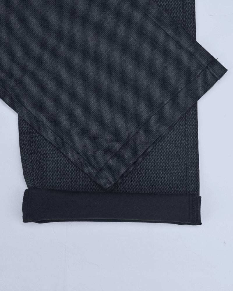 Black Steel Printed - 2 way stretch - COTTON PANT