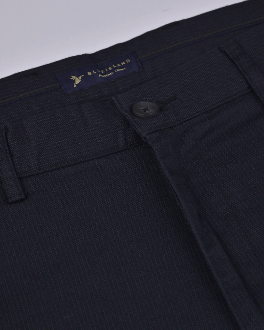 Black Mix Dot Printed - 2 way stretch - COTTON PANT