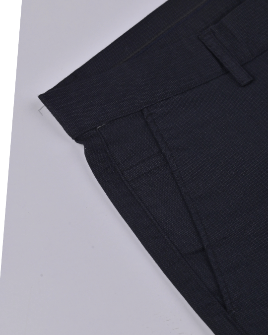Black Mix Dot Printed - 2 way stretch - COTTON PANT