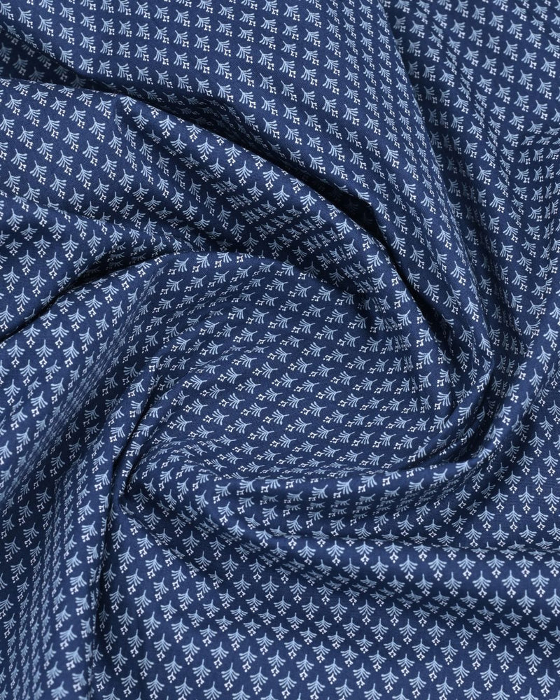 Blue Pine Print -Full-Stain Proof