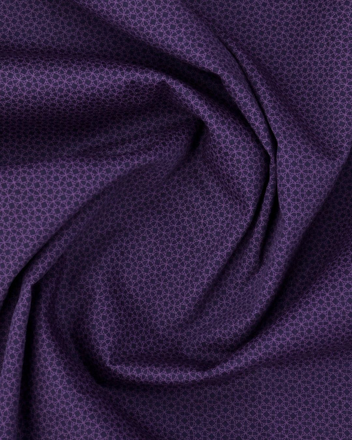 Dark Violet Spiral Print -Full-Stain Proof