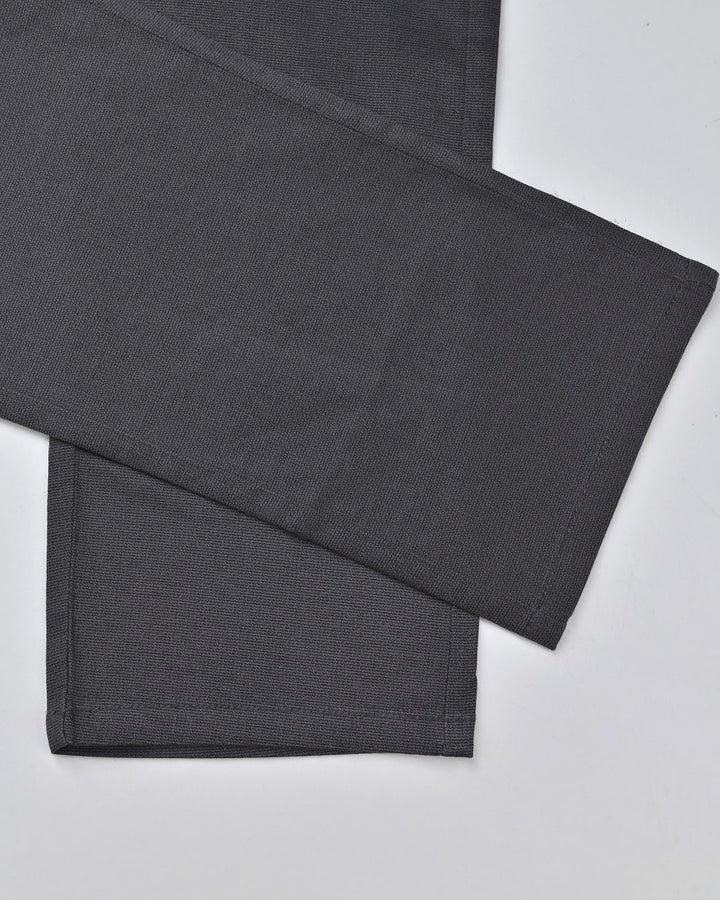 Metal Grey Wave Printed - 2 way stretch - COTTON PANT