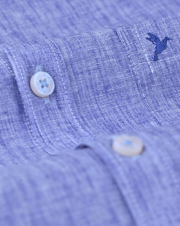 Denim Blue -Full-Bamboo Linen