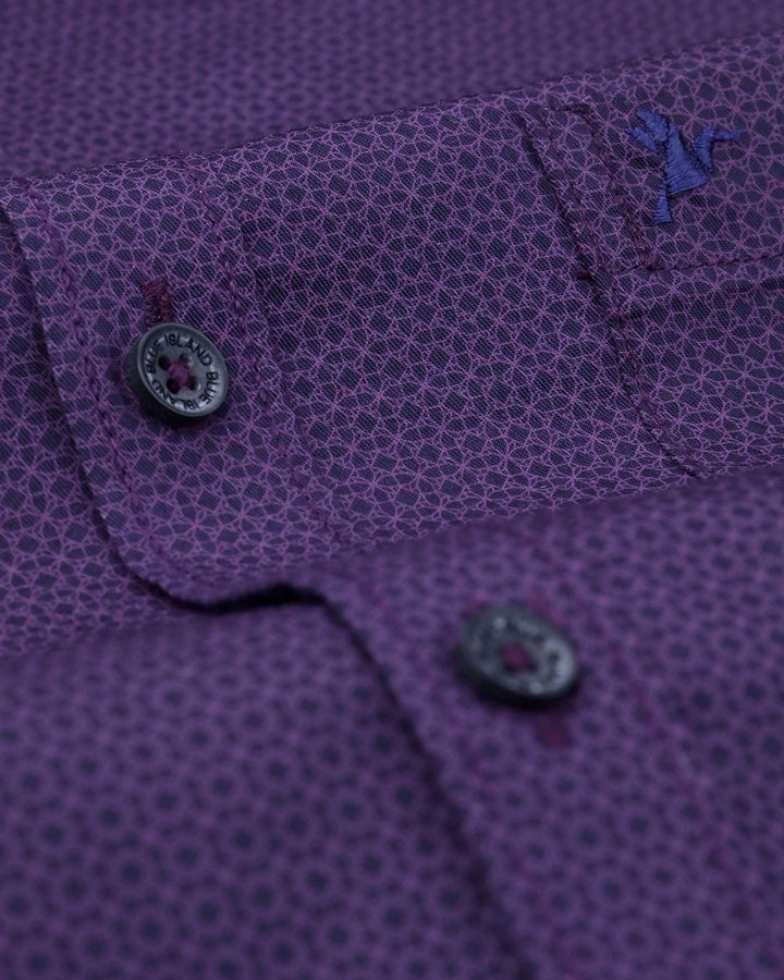 Dark Violet Spiral Print -Full-Stain Proof