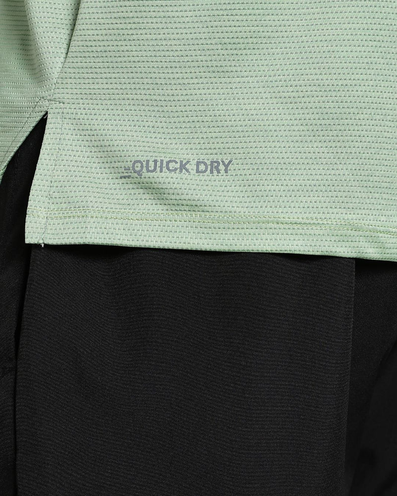Green Dotted Lines - Active wear Round neck Tshirt