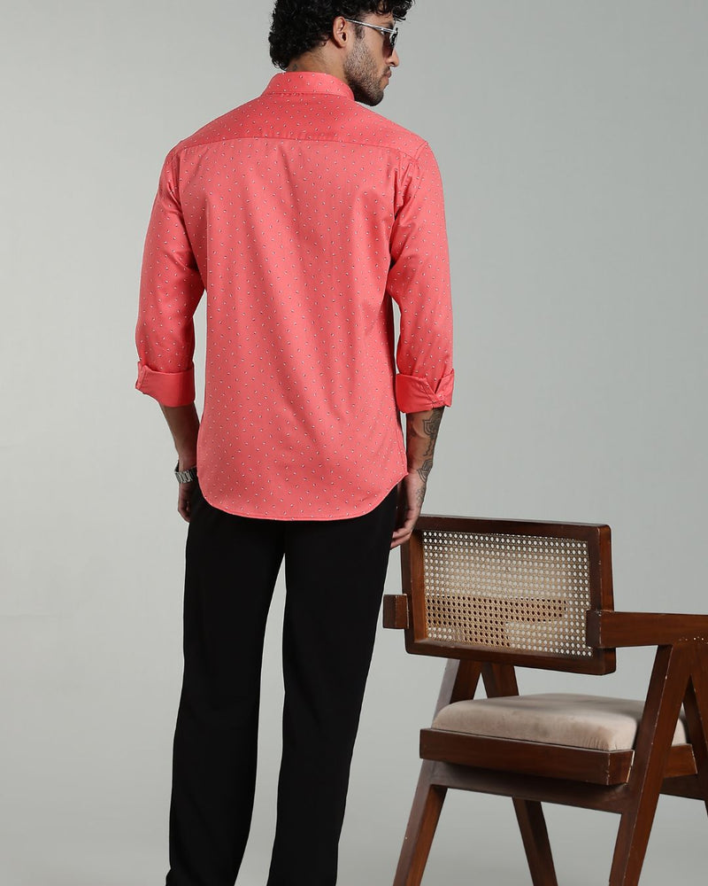 Pink Petal Print-Full-Stain Proof