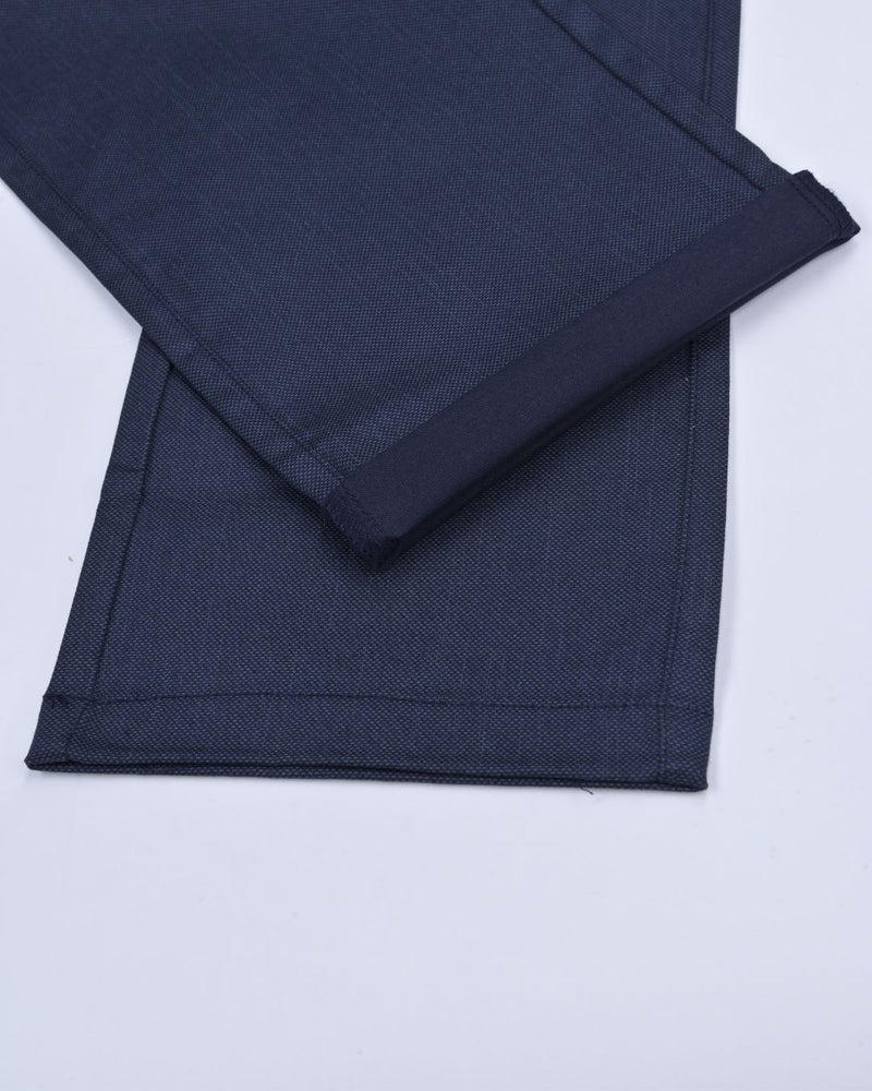 Metal Navy Printed - 2 way stretch - COTTON PANT