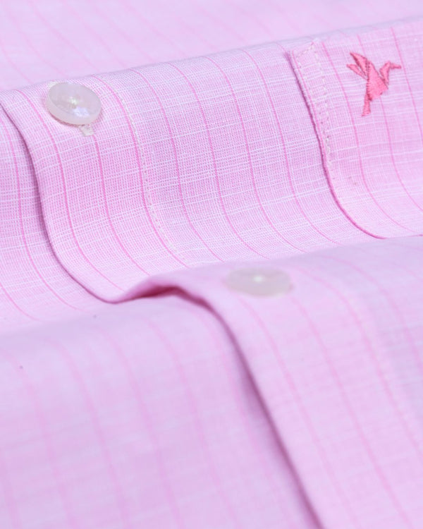 Periodic Pink Lines - Full-Cotton Rich