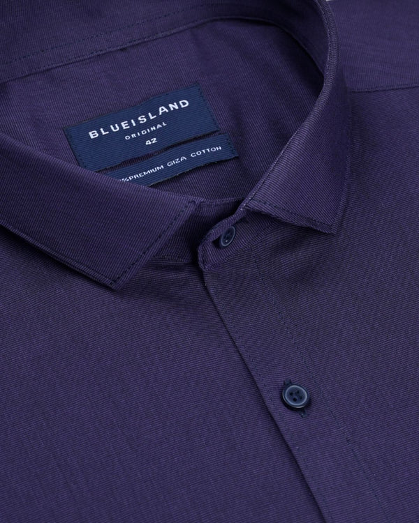 Indico Violet Solid - Full-Giza Cotton
