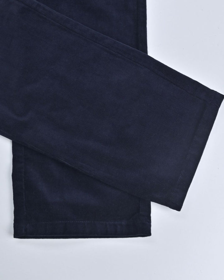Navy Mini Stripes - Corduroy Pant