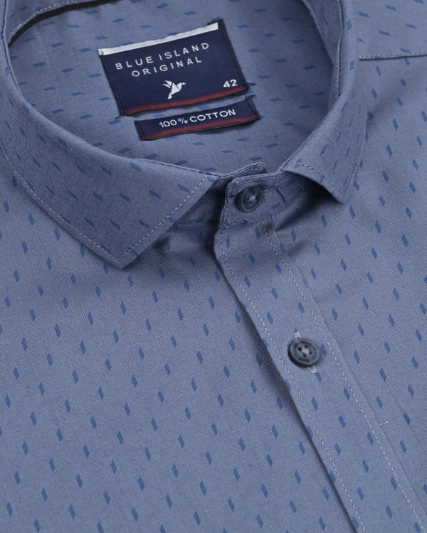 Steel Grey Print -Full-Stain Proof