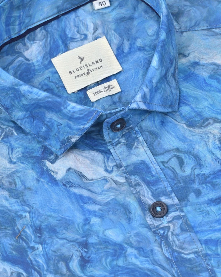 Ocean Blue Print - Full - Pride Shirt