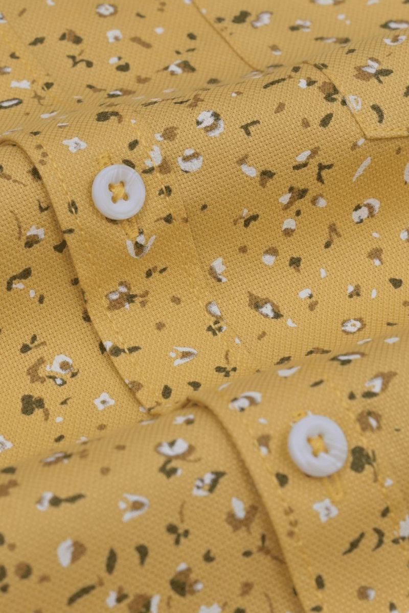 Yellow Cheese Print -Full-Stain Proof