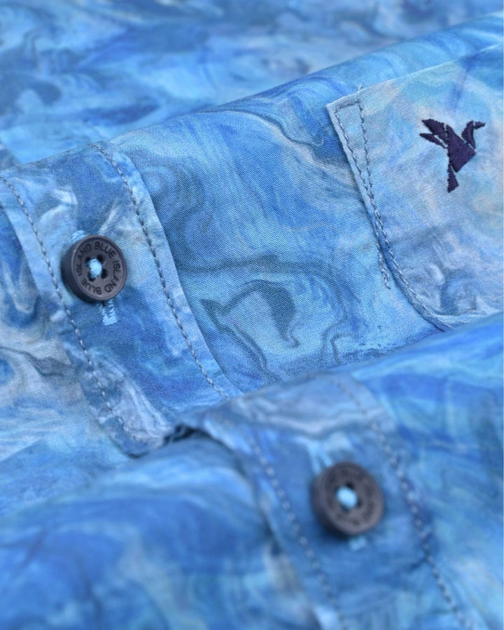 Ocean Blue Print - Full - Pride Shirt