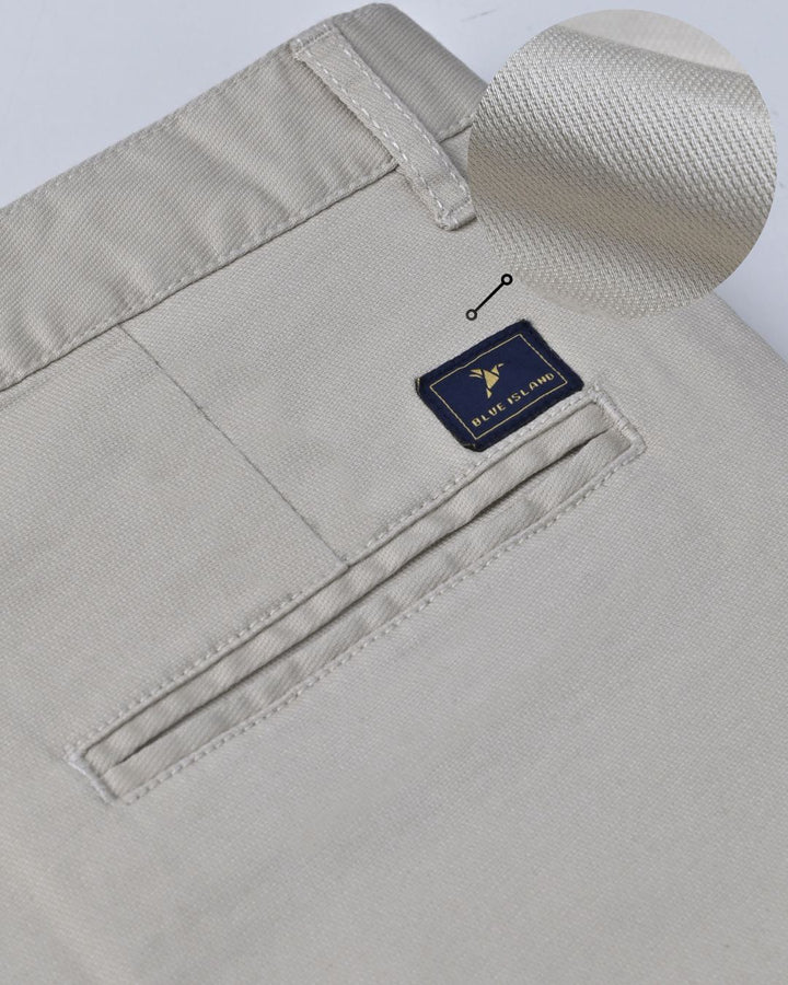 Cream - Dobby Pant