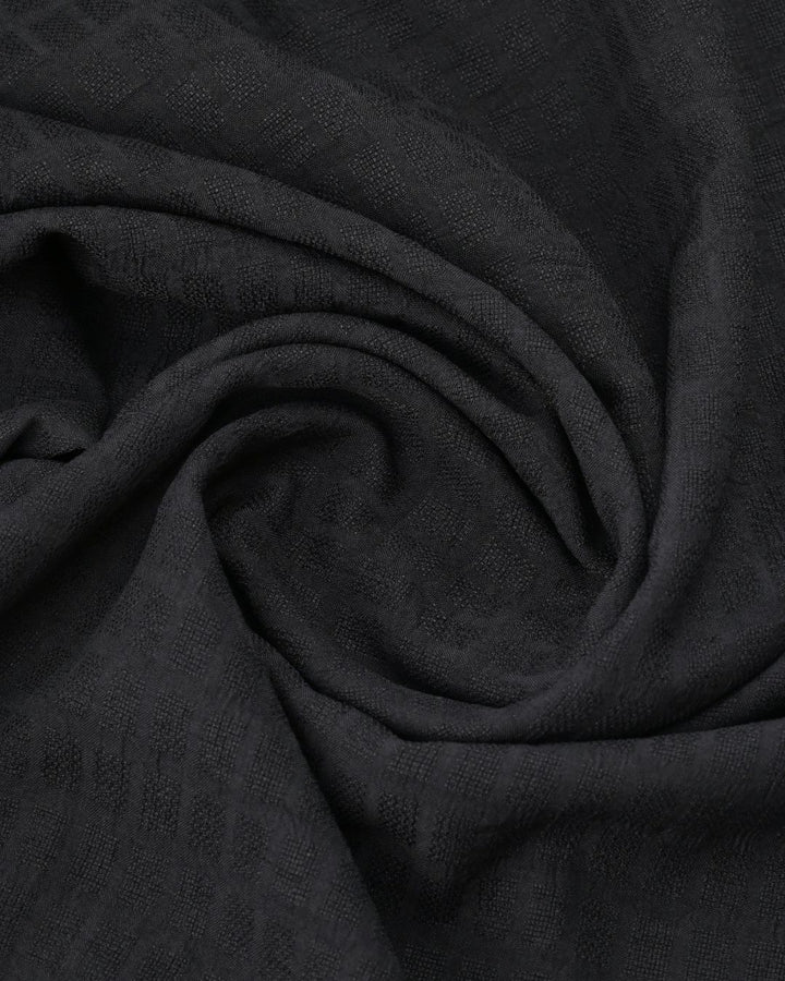 Black Grid Weave - Half Sleeve - Airlite Shirt
