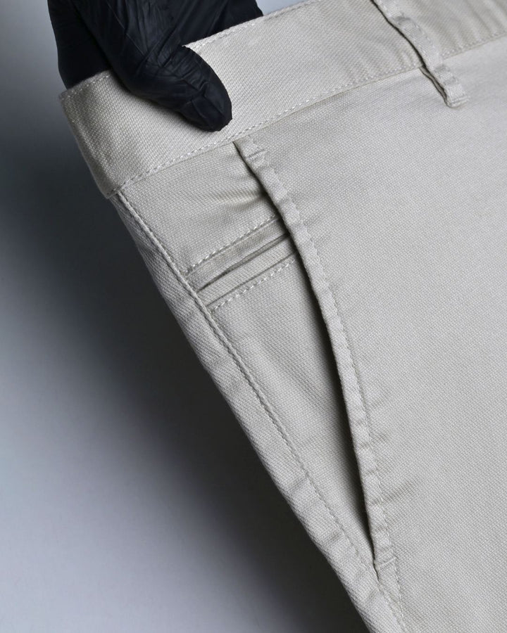 Cream - Dobby Pant