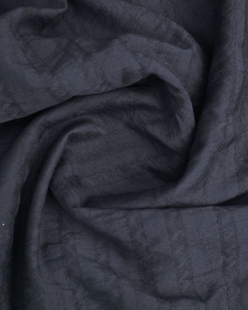 Deep Black Wave Line - Half Sleeve - Airlite Shirt