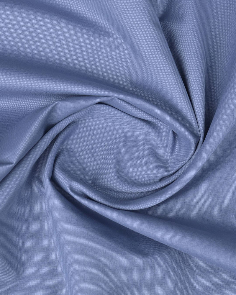 Smoke Blue Solid - Full-Cotton Rich