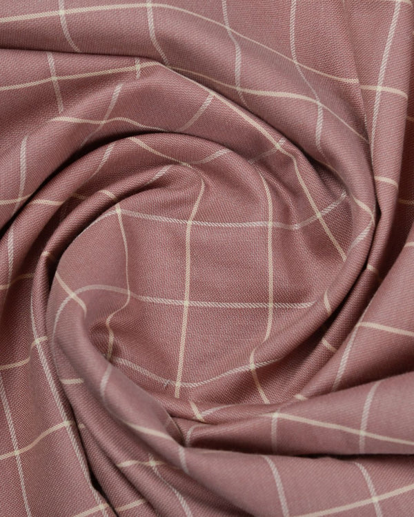 Rust Red Checks- Full-Cotton Rich