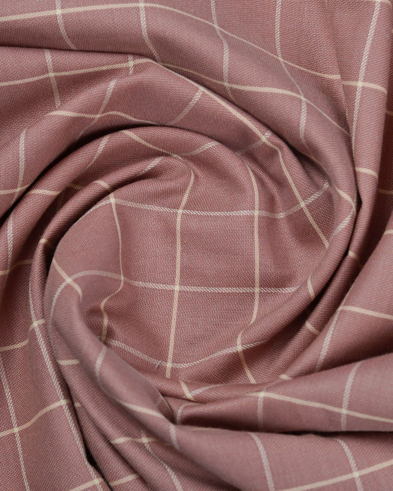 Rust Red Checks- Full-Cotton Rich