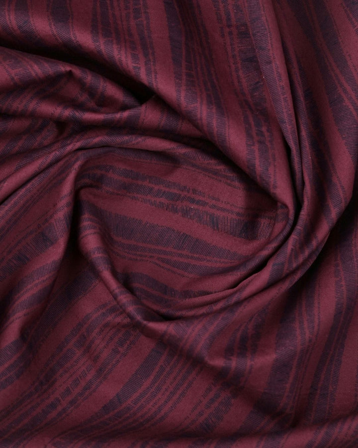 Maroon Striped Print - Full - Pride Shirt