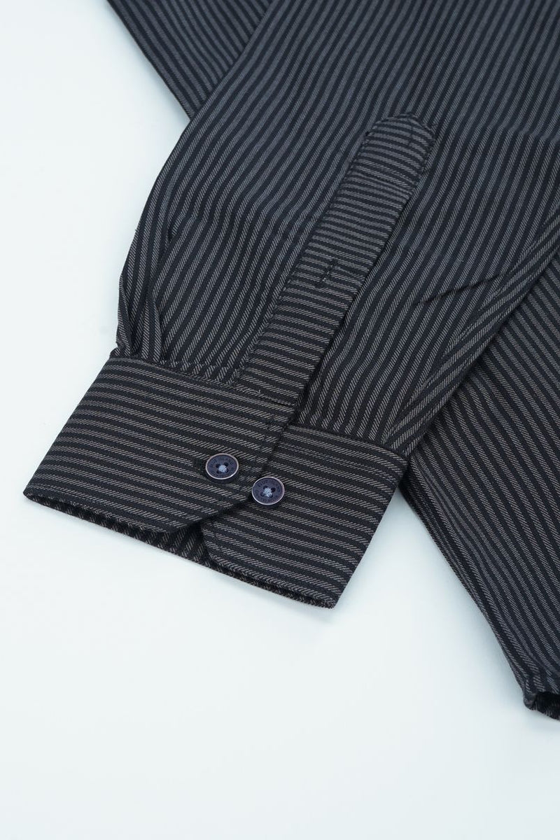 Black & Grey Formal Stripes - Full-Stain Proof