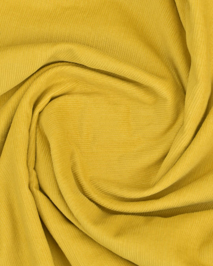 Mustard Yellow - Full-Corduroy Shirt