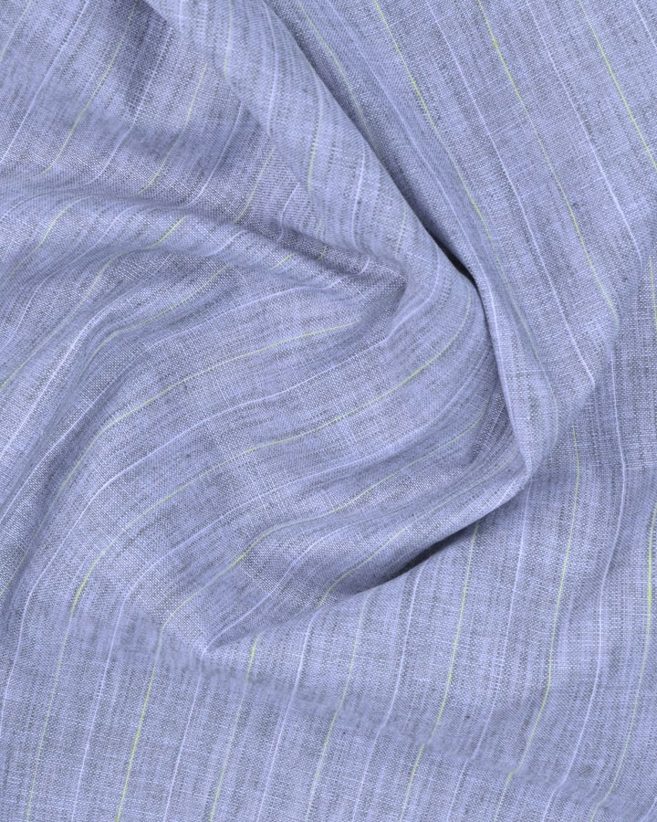 Blackish Grey &  Radium Line Stripes -Full-Bamboo Linen