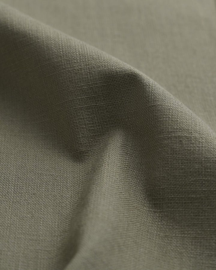 Olive Green - 2 way stretch - COTTON LINEN PANT
