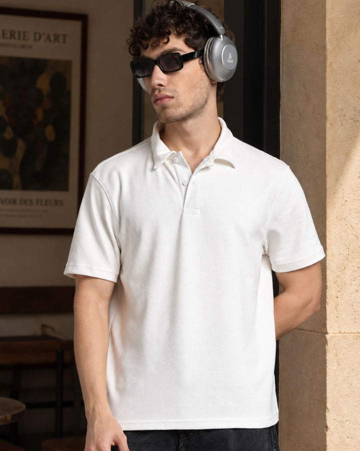 Pure White - Polo Tshirt