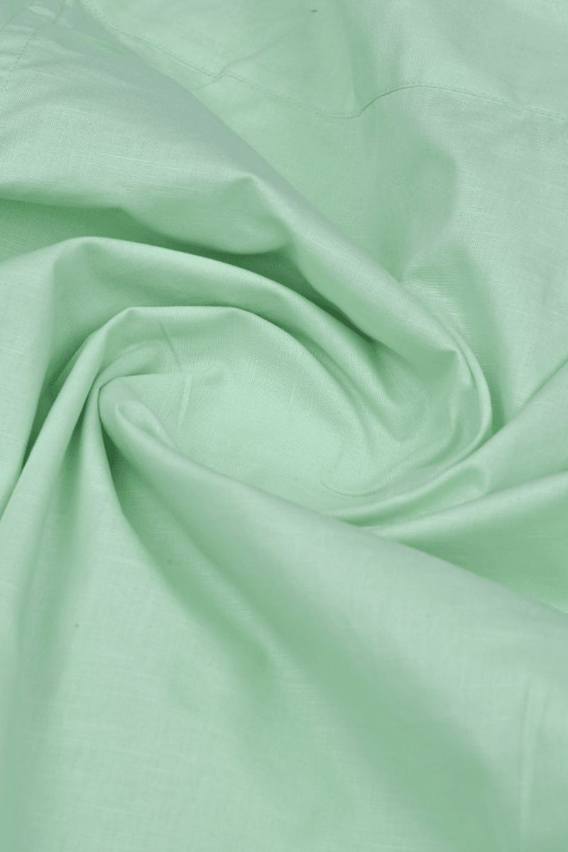 Pistah Green Cotton Linen - Full-Stain Proof